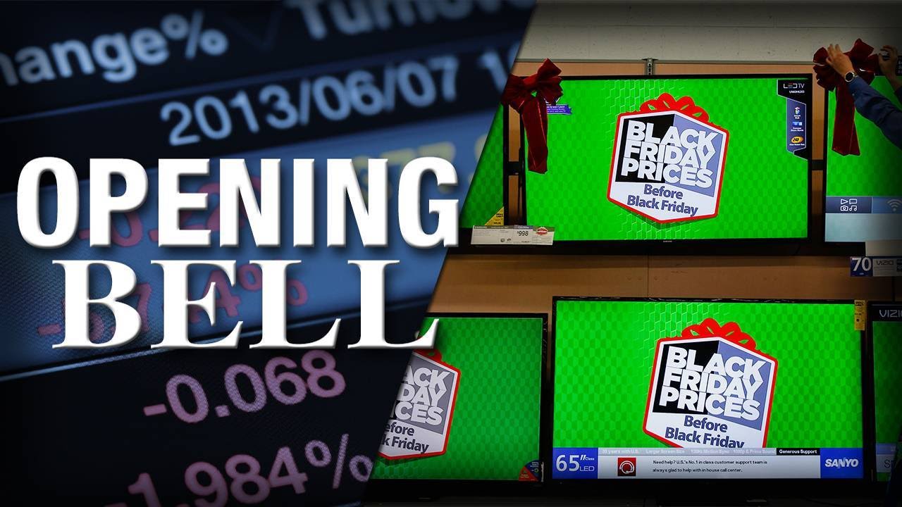 More Americans Are Shopping Online for Black Friday, Stocks Open Higher