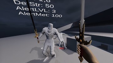 Unity Immersive sim project Combat kick and physics showcase #4