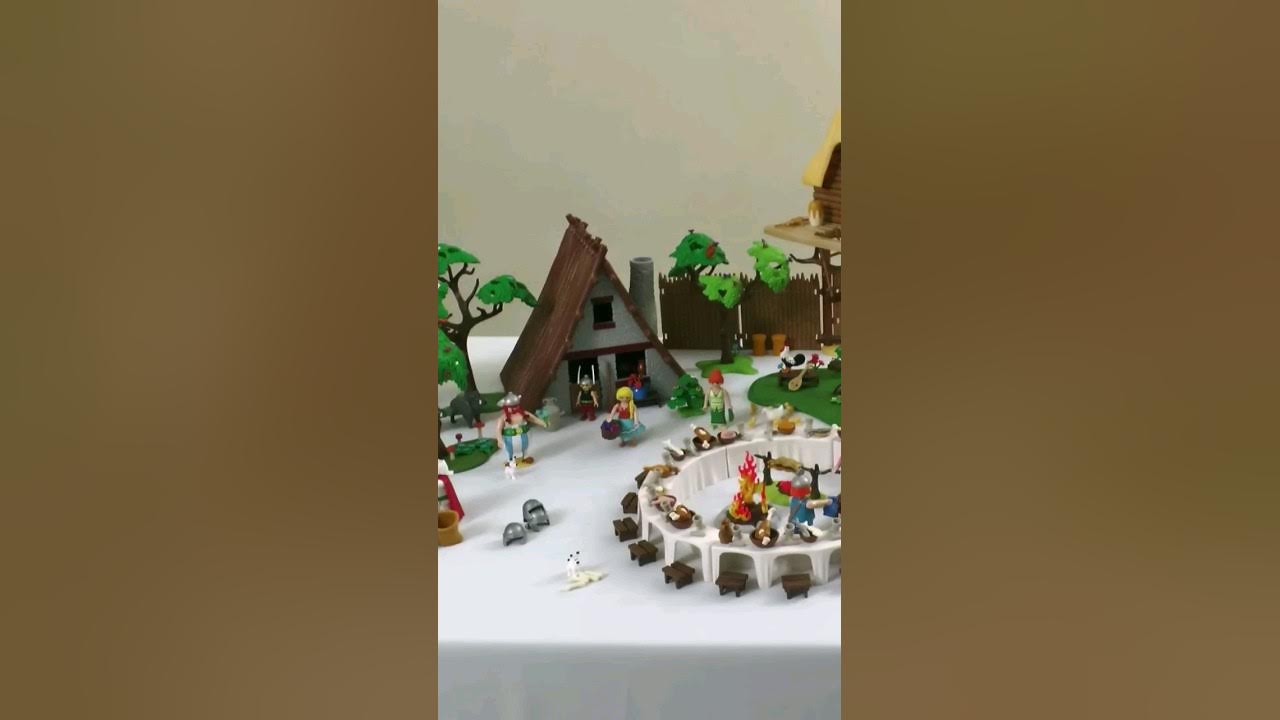 Une exposition de Playmobil sur le thème d'Astérix et Obélix à