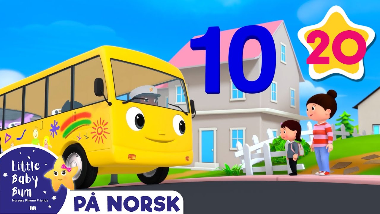 Ti fine busser | Little Baby Bum Norsk | Babysanger | @LittleBabyBumNorsk