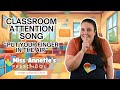 Classroom Attention Song - Put Your Finger In the Air - Songs for Kids - Quiet and Settle Down Song