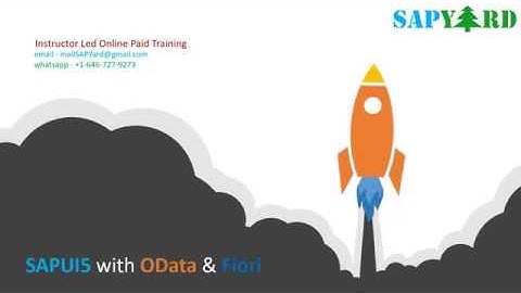April 18th 2020 Batch - SAPUI5 with OData & SAP Fiori for ABAP Developers