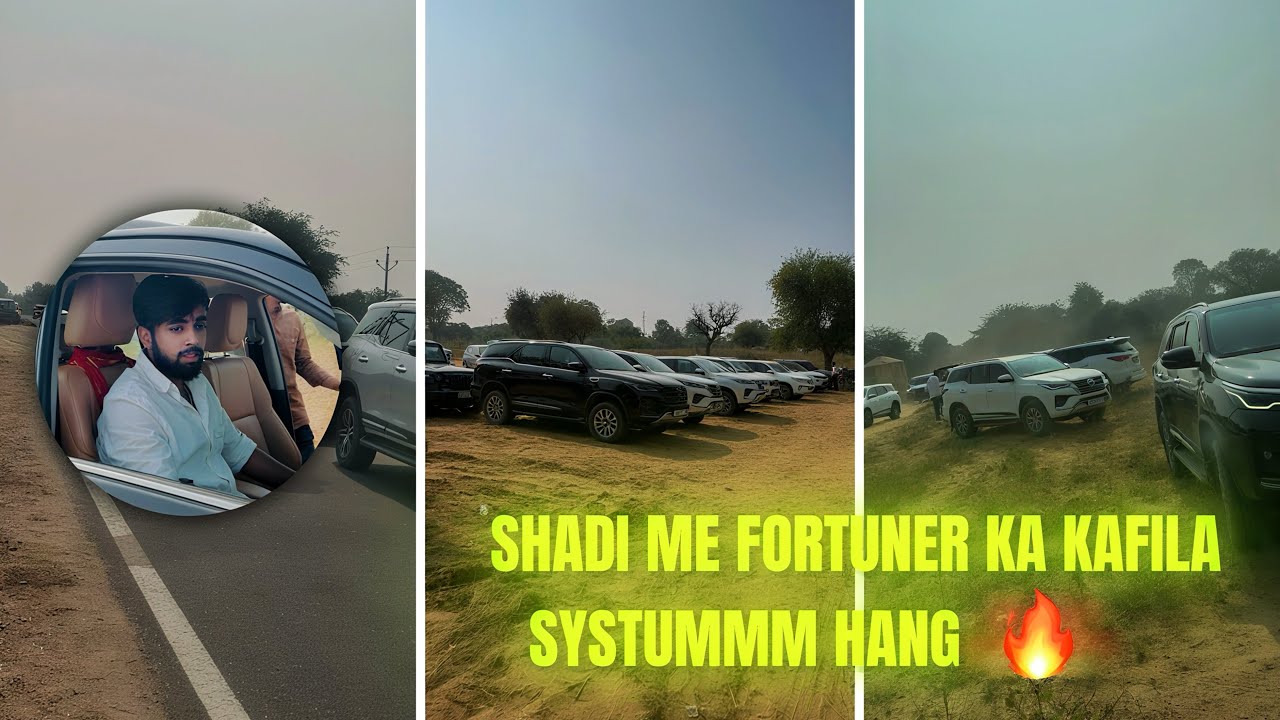 Shadi me Aaya Fortuner ka Kafilla 😎🔥 | Systumm hang Wedding by Fortuners 🔥 | Aditya Vlogs 2003 
