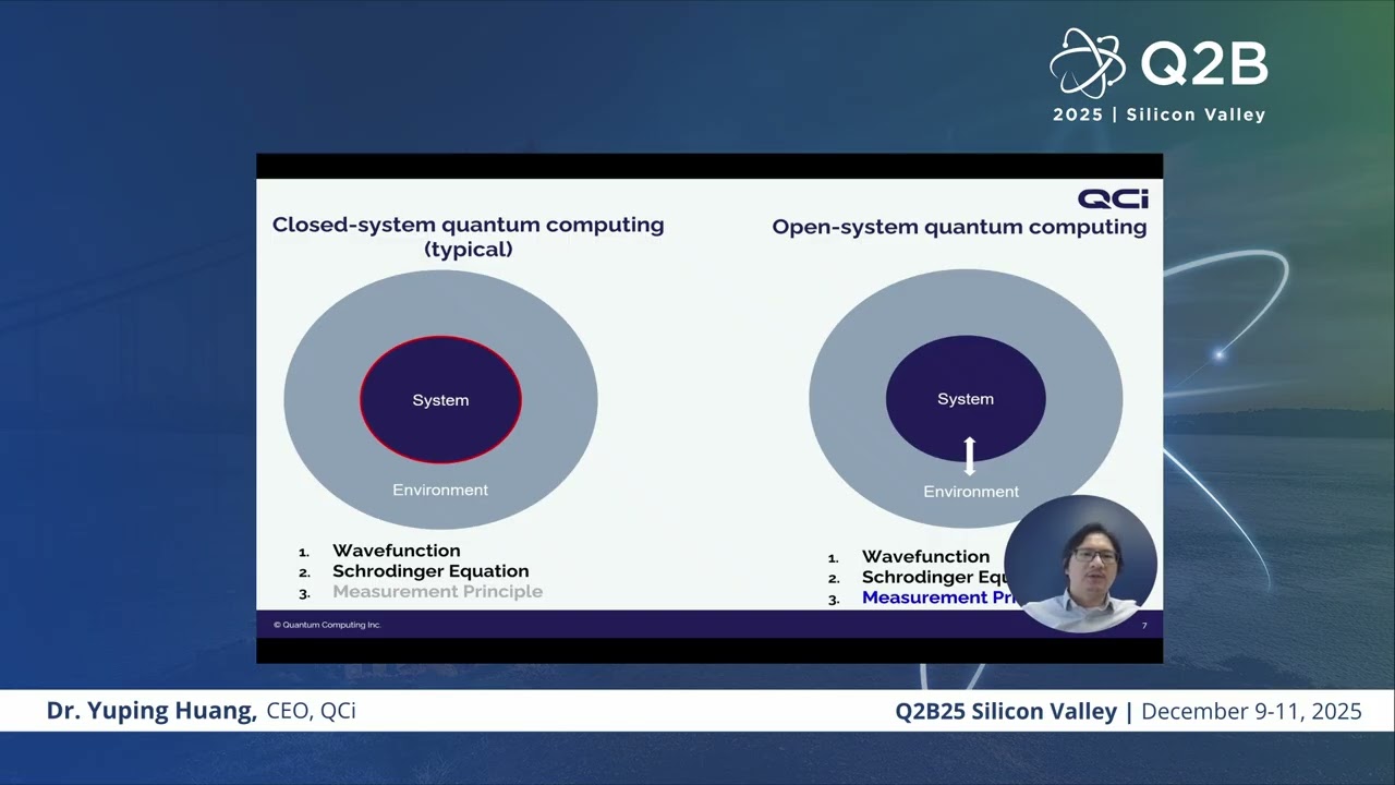 Q2B25 Silicon Valley | Dr. Yuping Huang, CEO, QCi