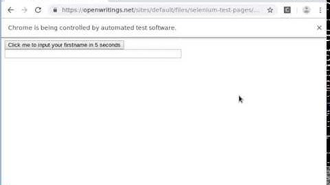 Selenium | Wait for element to appear