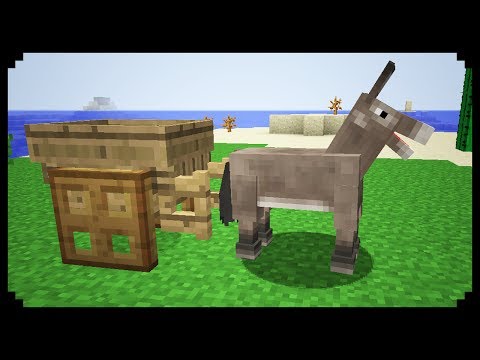 Minecraft: How to make a small wagon - YouTube