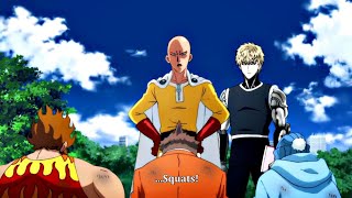 how saitama decipline his new tranie - fighting One punch Man OVA |4k60FPS|