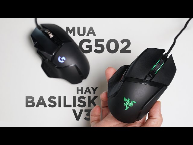 Đâu mới là chuột quốc dân? G502 Hero vs Basilisk V3