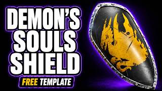 How to make a Demon’s Souls Shield from EVA Foam! | FREE template!
