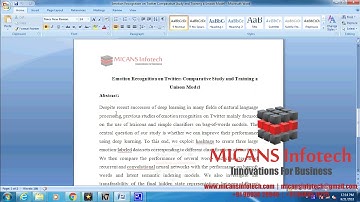 Emotion Recognition on Twitter Comparative Study and Training- IEEE PROJECTS 2018