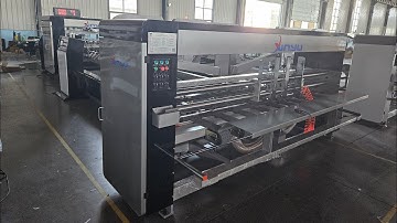 XY-AFG-1200X2600MM Automatic folder gluer machine #xinyu #foldergluer #casemaker #packaging