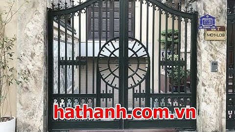 Cổng cửa sắt mỹ thuật và lan can sắt mỹ thuật giá rẻ tại Bắc Giang