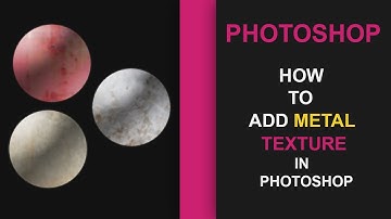 How to add metal texture in Photoshop