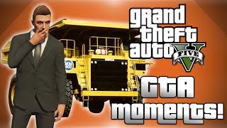 GTA 5 Online Funny Moments! - Bumper Trucks, Half Body Glitch, BasicallyIAmAGenie and More!