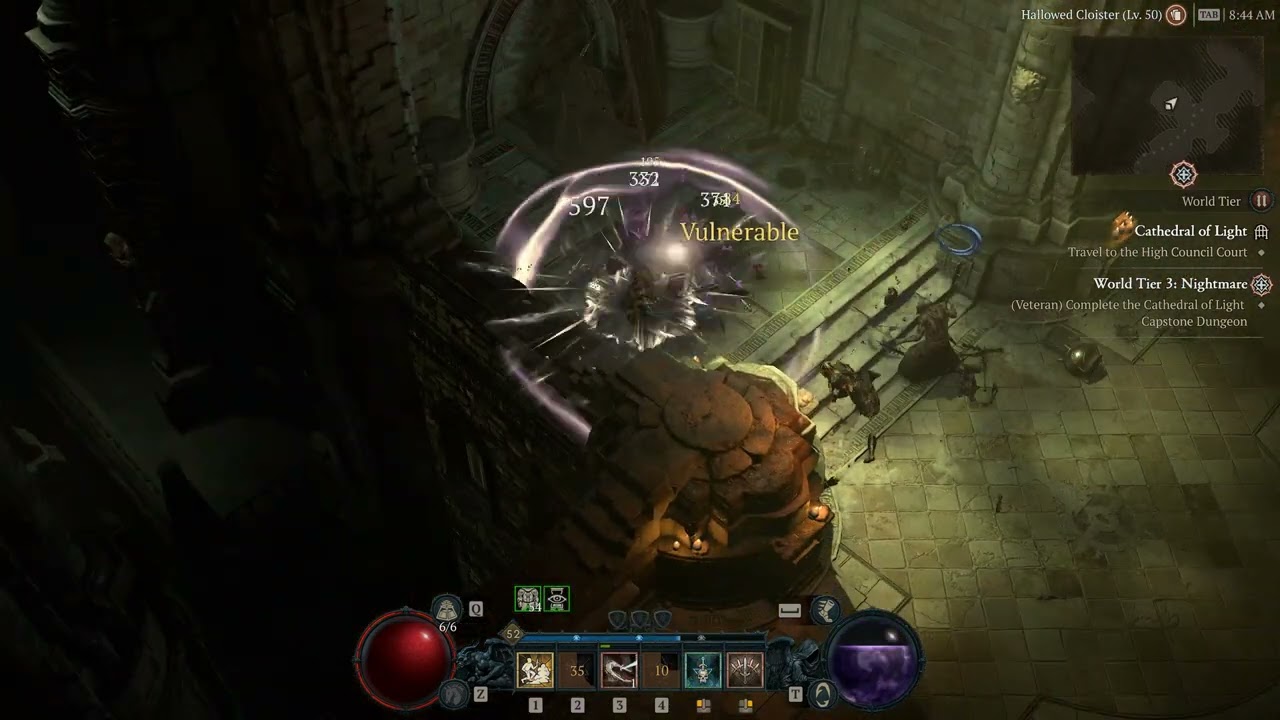 Diablo 4 Priority Quest Cathedral of Light World Tier Capstone Dungeon