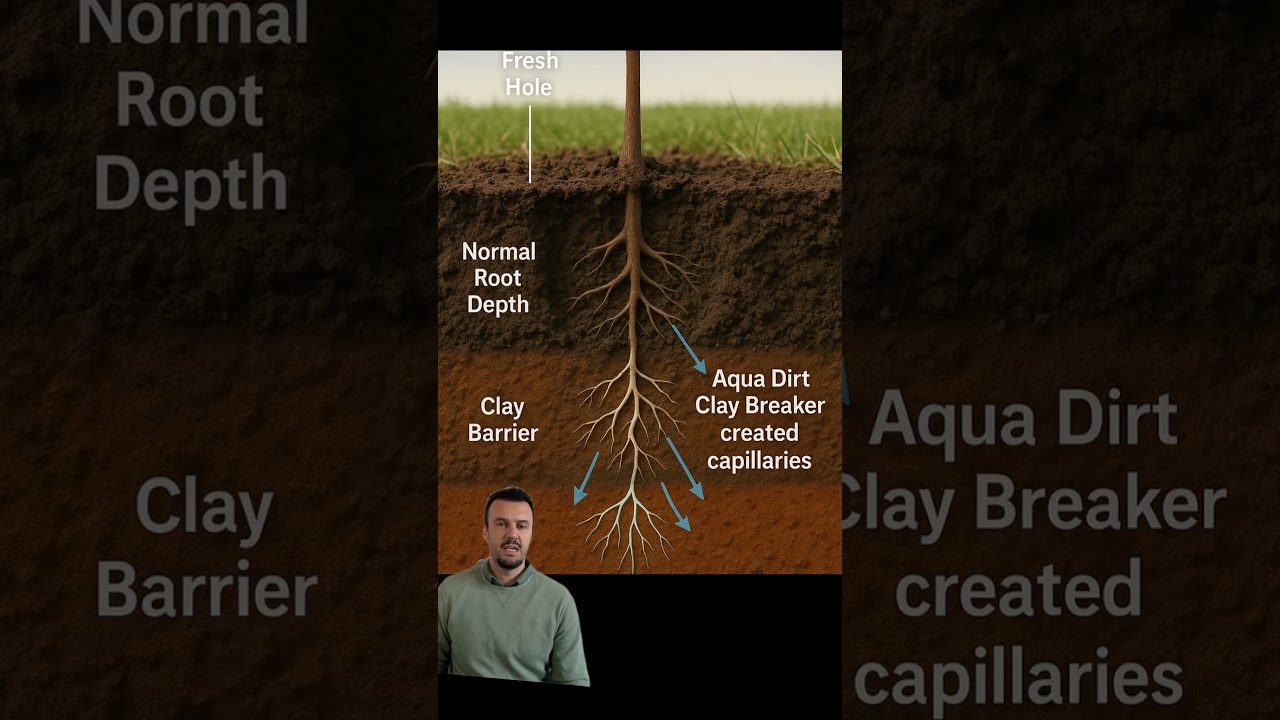 Transform Compacted Clay Soil in 30 Seconds with AQUA DIRT Clay Breaker