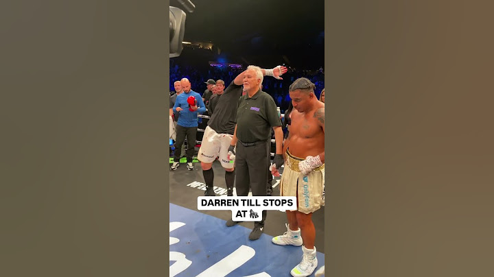Darren Till defeats Anthony Taylor at X Series 20 🦍 #misfitsboxing #boxing #ufc #highlights
