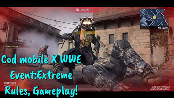 Cod mobile X WWE Event:Extreme Rules, Gameplay! 