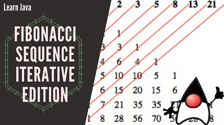 Programming the Iterative Fibonacci Sequence