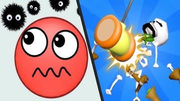 HIDE BALL: BRAIN TEASER GAMES vs RAGDOLL BREAK DESTROY - New Levels Satisfying Double Gameplay APK