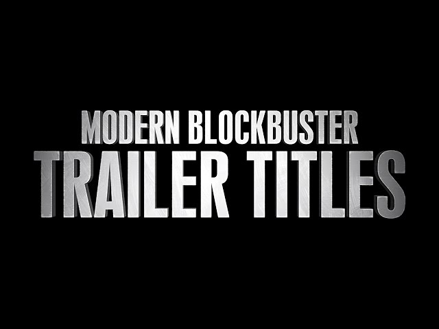 Modern Blockbuster Trailer Titles - FREE After Effects Template - YouTube modern-blockbuster-trailer-titles-free-after-effects-template-youtube