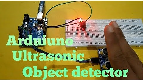 Arduino Ultrasonic Distance sensor with LED and buzzer | Arduino Projects | Creative ideas