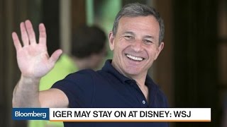 Iger May Stay on at Disney: WSJ Iger May Stay on at Disney: WSJ