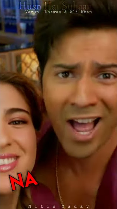 Husn Hai Suhana Fullscreen Status || Varun Dhawan & Shara Ali Khan || New Coolie Number 1 Song