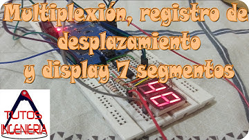 🔋 Multiplexión, registro de desplazamiento, display 7 segmentos y arduino