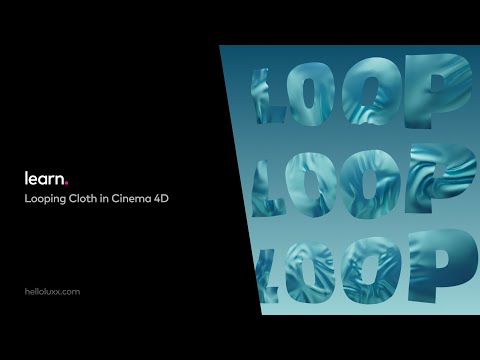 Looping Cloth in Cinema 4D Part 1
