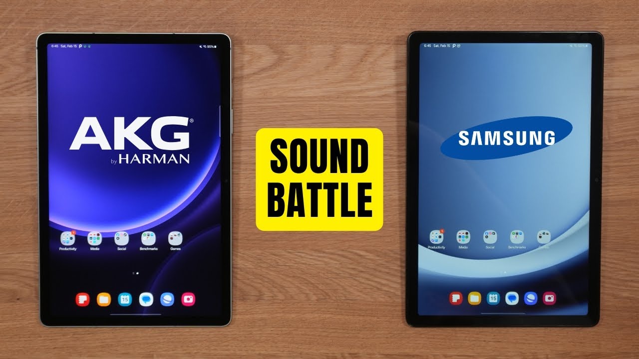 Samsung Galaxy Tab S9 FE vs Galaxy Tab A9+ | Sound BATTLE! (Loudness vs Clarity)