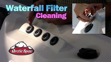 Waterfall Filter Cleaning on Arctic Spas
