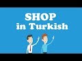 Turkish Lesson 5 - Learn to Shop in Turkish