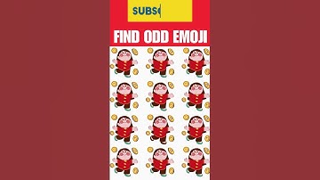 CAN YOU FIND THE ODD EMOJI? #games #riddles #riddle_challenge #puzzlegame #guessthelogo