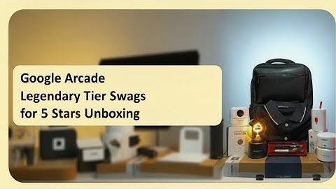 Google Arcade Legendary Tier Swags Unboxing | 5-Star Rewards Revealed!