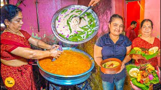 Mother Daughter Duo Selling Authentic Chattichor Sea Food Thali Rs 150/- Only l Trivandrum Food Tour