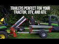 TWO FANTASTIC DUMP TRAILERS FOR YOUR TRACTOR OR UTV!