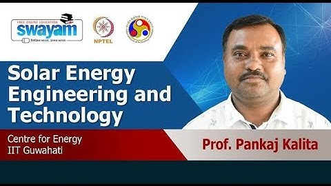 Solar Energy Engineering and Technology | Week 7 Quiz | Assignment 7 Solution | NPTEL 2022 | SWAYAM