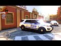 GTA IV - LCPDFR 1.1🚔 - LCPD/NYPD - Wanted Suspects | Shootout | Multiple Officers Down - 4K