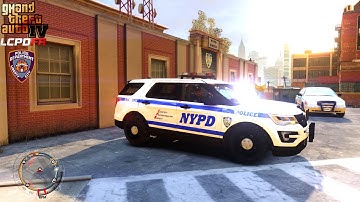 GTA IV - LCPDFR 1.1🚔 - LCPD/NYPD - Wanted Suspects | Shootout | Multiple Officers Down - 4K