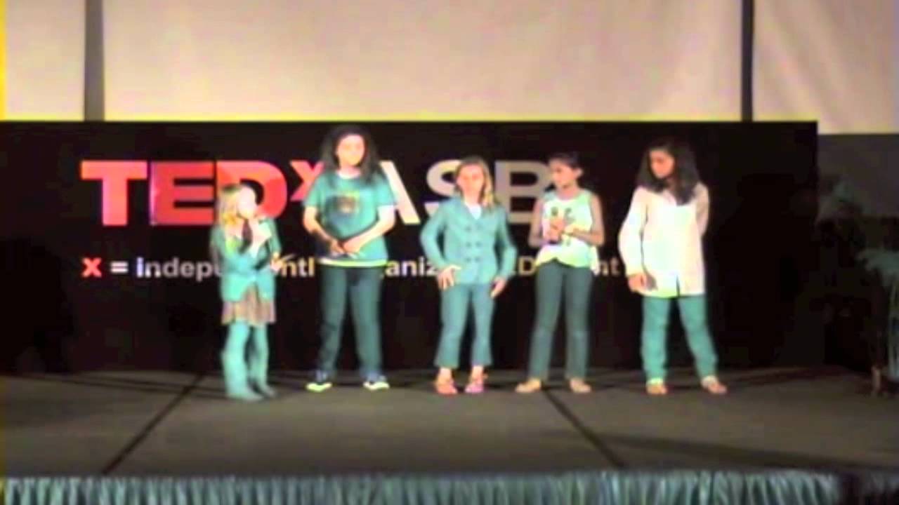 Undernourished children in India: Grade 5 students of ASB at TEDxASB