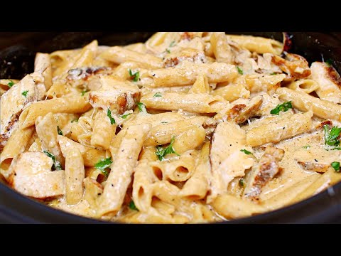 Slow Cooker Cajun Chicken Alfredo Recipe - Easy Dinner