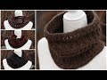 Sticks and Stones Cowl Needle Knitting Pattern Tutorial