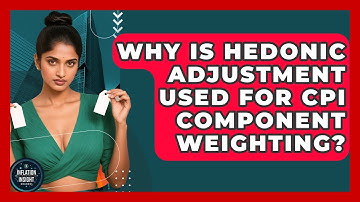 Why Is Hedonic Adjustment Used For CPI Component Weighting? - Inflation Insight Channel