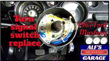 How to replace turn signal switch - 1967 Mustang