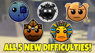 How to get ALL 5 NEW DIFFICULTIES in ZONE 0 in Find the Geometry Dash Difficulties [207] - Roblox