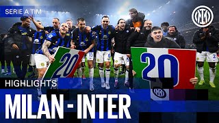 LA SECONDA STELLA 🇮🇹⭐⭐ | MILAN 1-2 INTER | HIGHLIGHTS | SERIE A 23/24 ⚫🔵🇮🇹 image