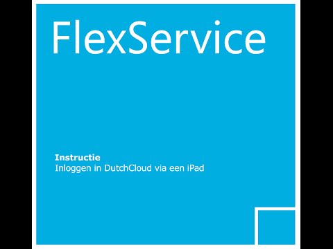 Inloggen in DutchCloud via een iPad