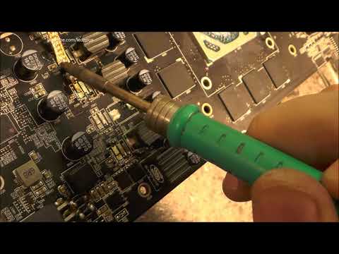 SAPPHIRE RX470 ремонт цепей питания.