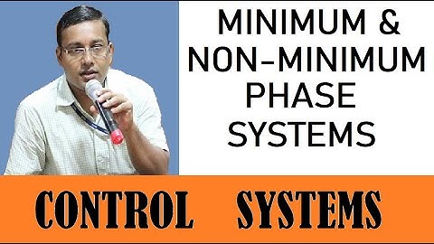16. Minimum and Non Minimum Phase System